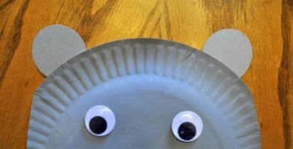 Очаровательный бегемотик из бумажных тарелок | Дети в городе